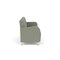 Lesro Siena Lounge Reception 3 Seat Tandem Seating No Center Arms, Brushed Steel, OH Eucalyptus Upholstery SN3101 - alternate 2